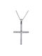 White Gold Cross 14K