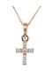 Femeiesc Aur Cruce 14K