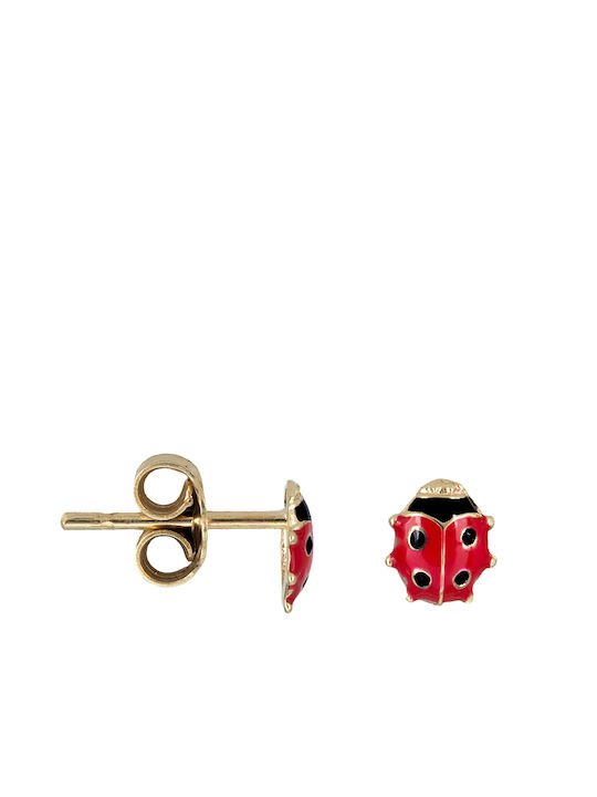 Kids Earrings Studs made of Gold 14K