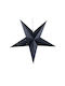Paper Christmas Decorative Pendant Star 60x60x60cm Black