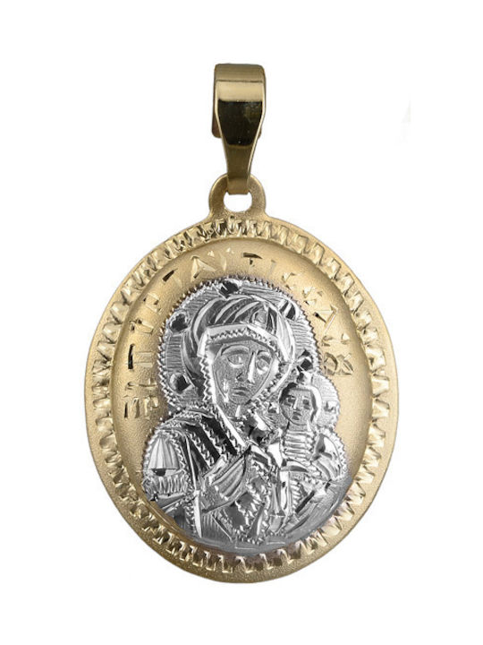 Anhänger Kinder Amulett aus Gold 14K 018076