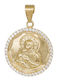 Pandantiv Talisman pentru copii cu Fecioara Maria din Aur 14K 044450