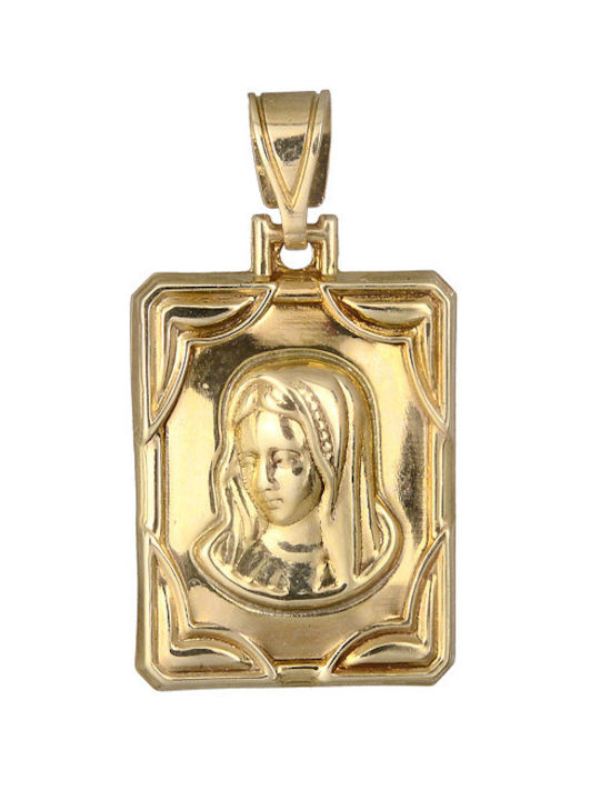 Pendant Kids Talisman Double Sided from Gold 14K 017693