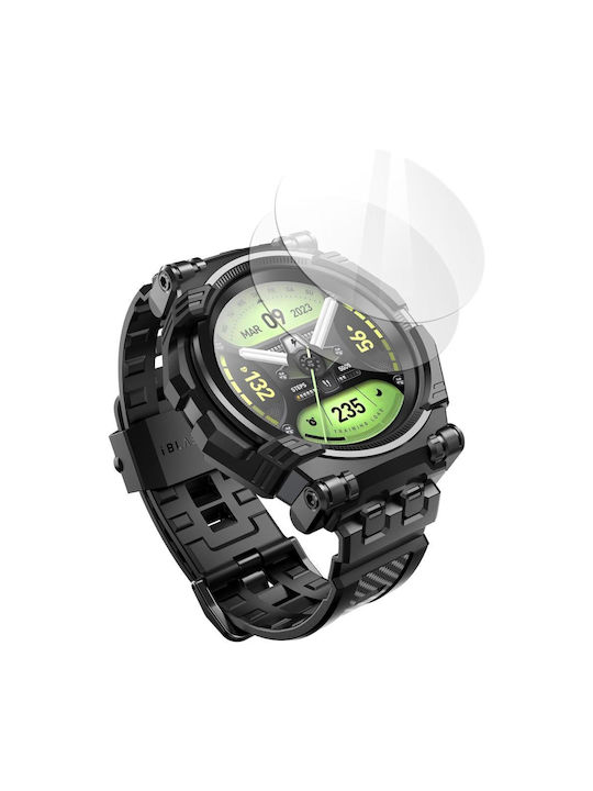 Supcase Silicone Case in Black color for Galaxy Watch6 Classic 47mm