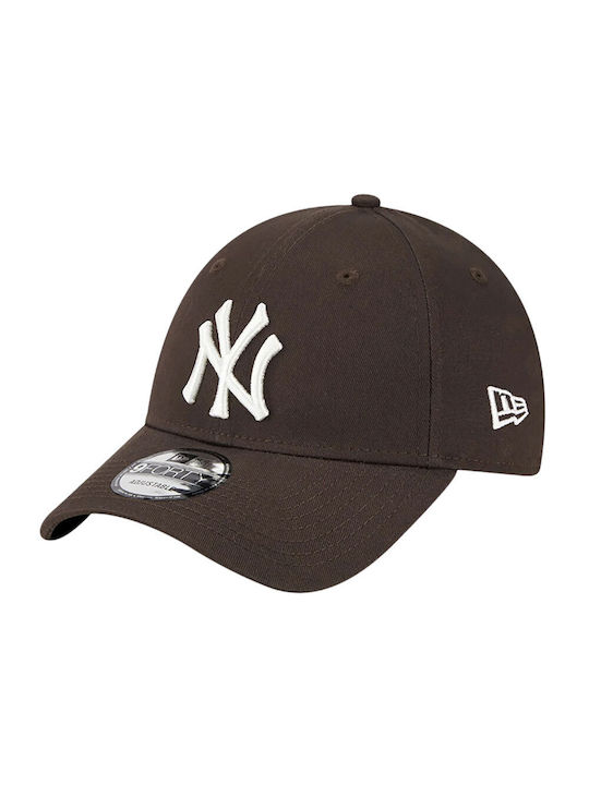 New Era League Essential 9forty Cap Ny Yankees Jockey Brown