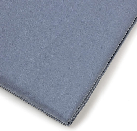 Melinen Cearșaf Semi Dublu cu Elastic 120x200+32cm. Urban Line Denim