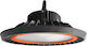 Power Led Commercial Bell Light 150W Cool White 18000lm with Built-in LED White Ø45cm