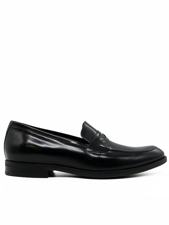 Damiani Men's Leather Dress Shoes Black
