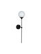 Globobox Lamp Wall with Socket E14 Black 12x16x12cm