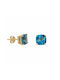 Blue Earrings made of Gold 18K