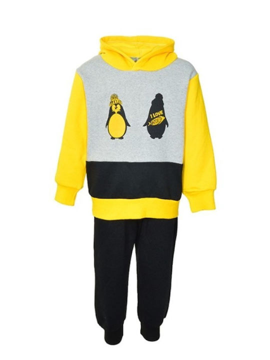 All Stars Kids Sweatpants Set yellow/ grey/ blue