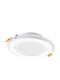 Power Led Στρογγυλό Χωνευτό LED Panel 12W με Φυσικό Λευκό Φως 4500K 16.5εκ.