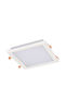 Power Led Pătrat Încastrat Panou LED Putere 18W cu Alb Natural Lumini