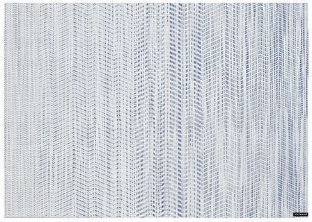 Chilewich Wave Blue Chilewich Platzdeckchen Bamboo Blau 36x48cm 1Stück