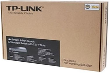 TP-LINK Sg3210 Jetstream v1 Managed L2 Switch με 8 Θύρες Gigabit (1Gbps) Ethernet και 8 SFP Θύρες