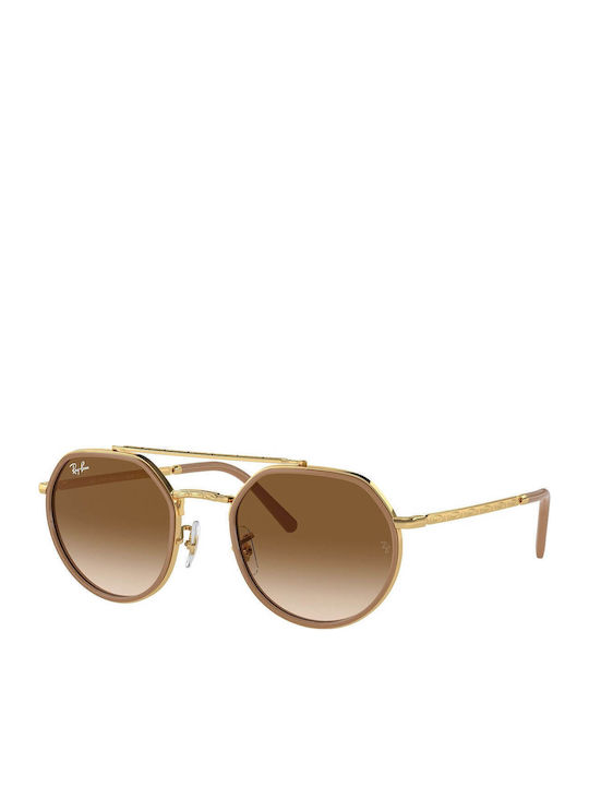 Ray Ban Унисекс Слънчеви Очила с Златен Метален...