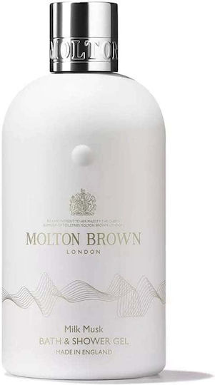 Molton Brown Milk Musk Αφρόλουτρο σε Gel με AHA για Απολέπιση 300ml