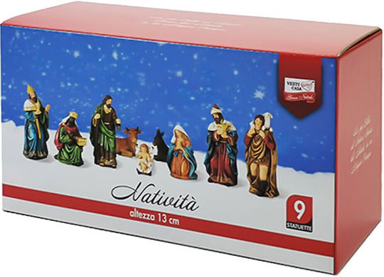 Weihnachtliche Figur Krippe 9Stück