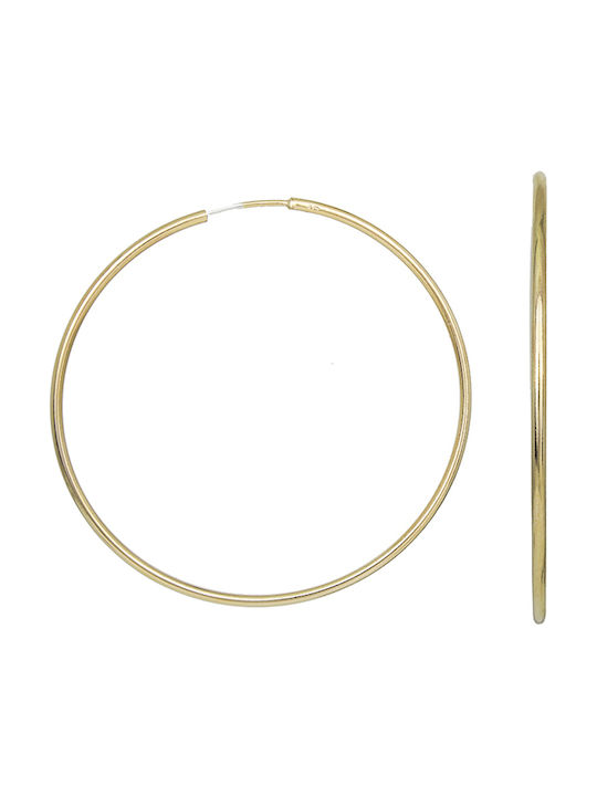 Earrings Hoops made of Silver Gold Plated