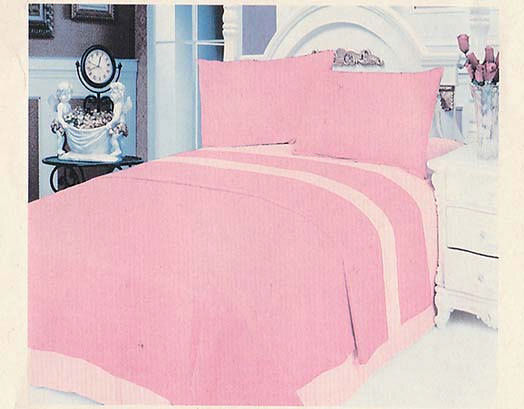 VS Home Сет Чаршафи 160x250см. Розов 3бр