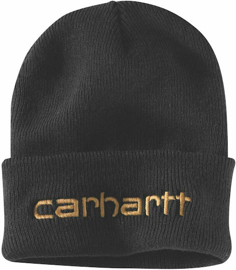 Beanie Unisex Beanie Gestrickt in Schwarz Farbe