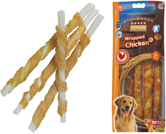 Nobby Starsnack Wrapped Dog Treat Ear Large Breeds from Chicken 270gr