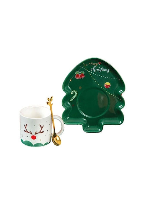 Christmas Mug Green 1pcs