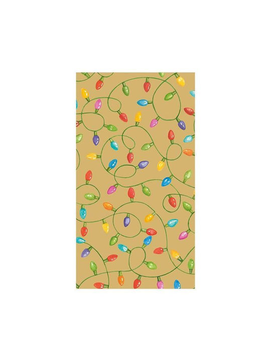Caspari Set of Christmas Napkins L19.8xW10.8cm. 15pcs