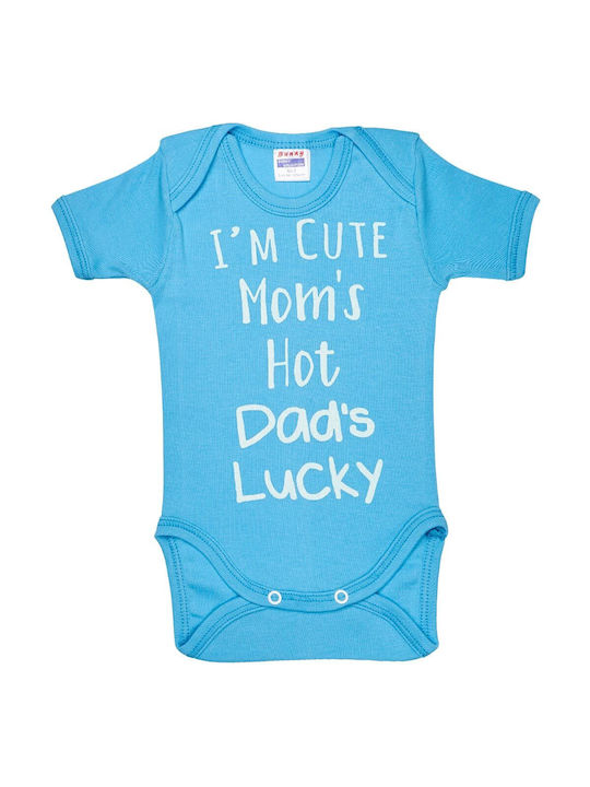 Bunny Bebe Baby Bodysuit BLUE