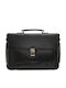 Leather Men's Briefcase Black