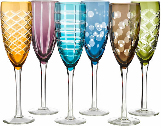 Pols Potten Set Brillen Champagner Kelch Glas 6 Stück