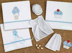 Christening Oilcloths Set White