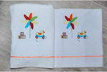 Christening Oilcloths Set White