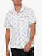 Betty Boop Short Sleeve Cotton Shirt in Regular Fit White