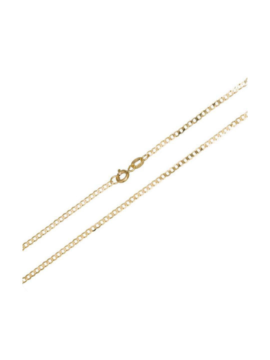 Goldene Kette Nacken 14K