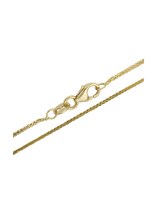 Goldene Kette Nacken 14K