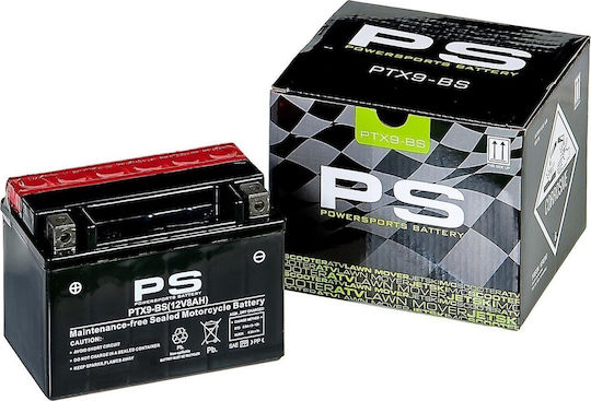 PS Motorradbatterie YB10L-A2 mit Kapazität 10Ah