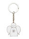 Raeder Keychain Charm Metallic White
