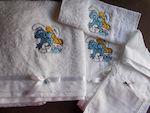 Christening Oilcloths Set White