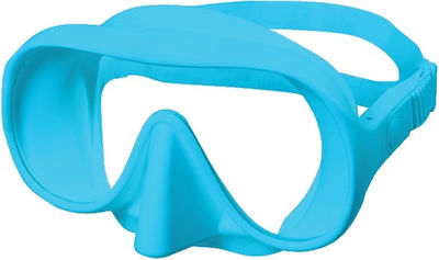 XDive Diving Mask Silicone with Breathing Tube in Blue color