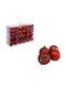 Christmas Set Ornaments Red 100pcs