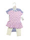 Carter's Baby Bodysuit Set Short-Sleeved Purple 3pcs