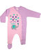 Nina Club Baby Bodysuit Long-Sleeved Cute Elephant Pink