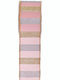 LiebeQueen Weihnachtliche Farbband Plastik Rosa 900x6.7cm 1Stück