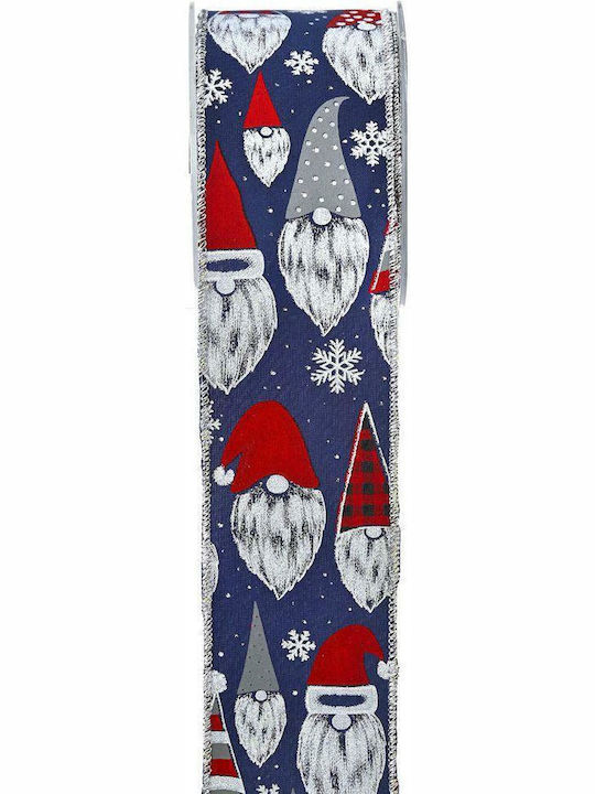LiebeQueen Christmas Ribbon Blue 900x7cm 1pc