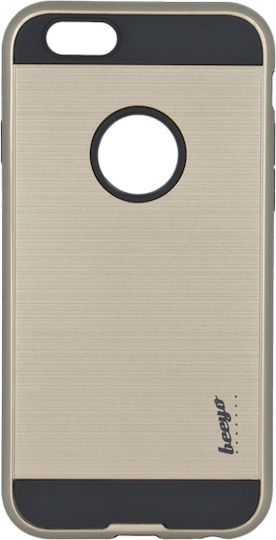 Beeyo Back Cover Σετ με Τζαμάκι Χρυσό (Galaxy J4)