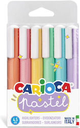 Carioca Highlighters 4.5mm Multicolour 6pcs