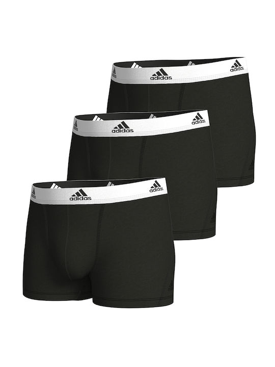 Adidas Active Flex Ανδρικά Μποξεράκια Μαύρα 3Pack