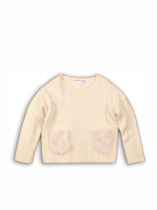 Minoti Kids Sweater Long Sleeve Beige