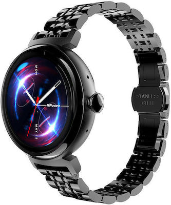 HiFuture Aura Smartwatch with Heart Rate Monitor (Black)